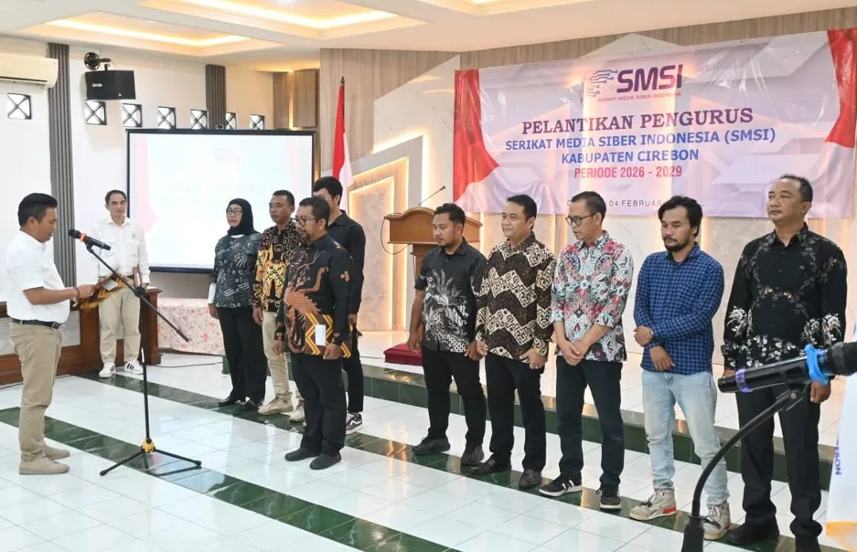 Resmi Dilantik, SMSI Kabupaten Cirebon 2026–2029 Tancap Gas Perkuat Media Siber Profesional dan Lawan Hoaks 1 cirebon-media